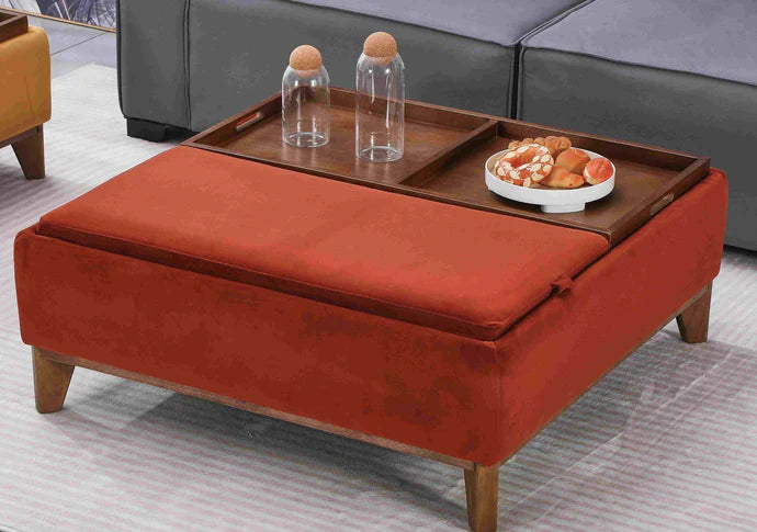 PARMA LARGE BURNT ORANGESAVONA DINING TABLE