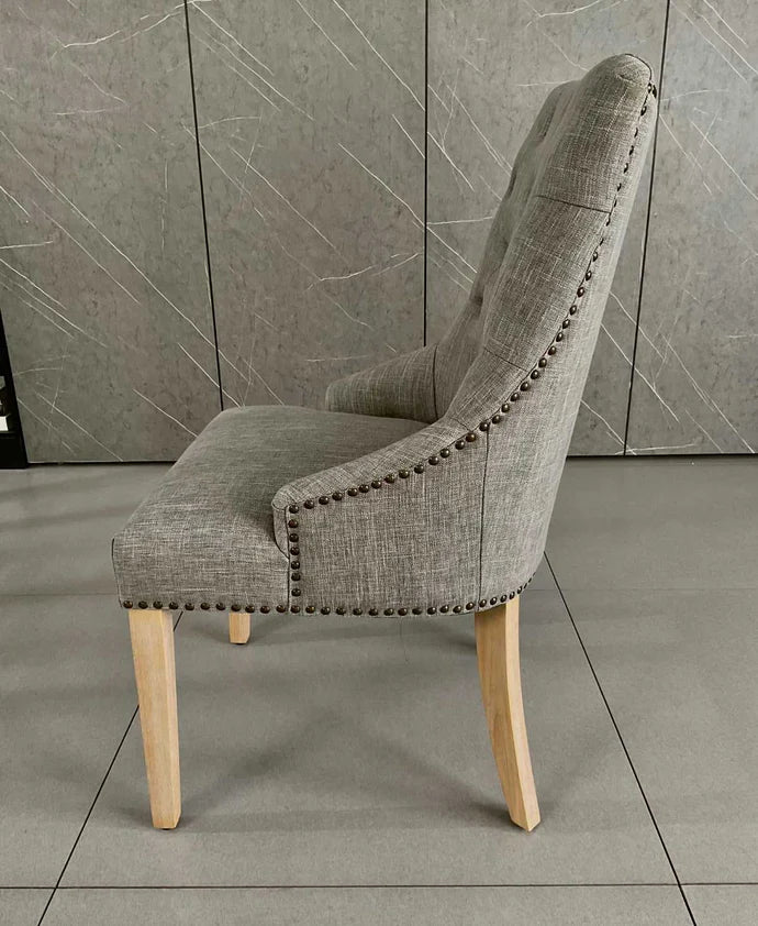 MANOLA LIGHT GREY DINING CHAIRRUSSELL