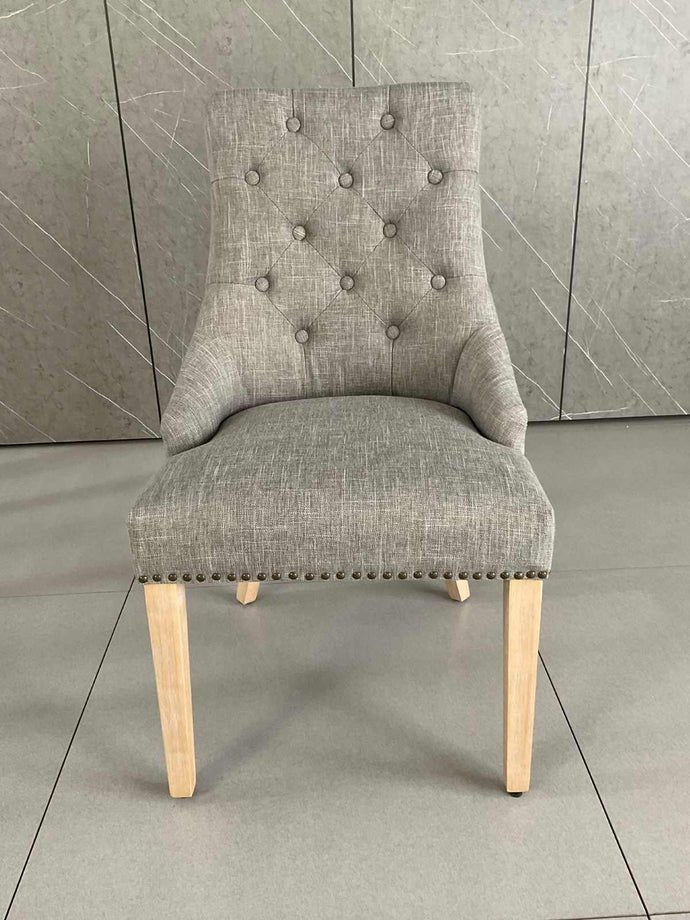 MANOLA LIGHT GREY DINING CHAIRRUSSELL