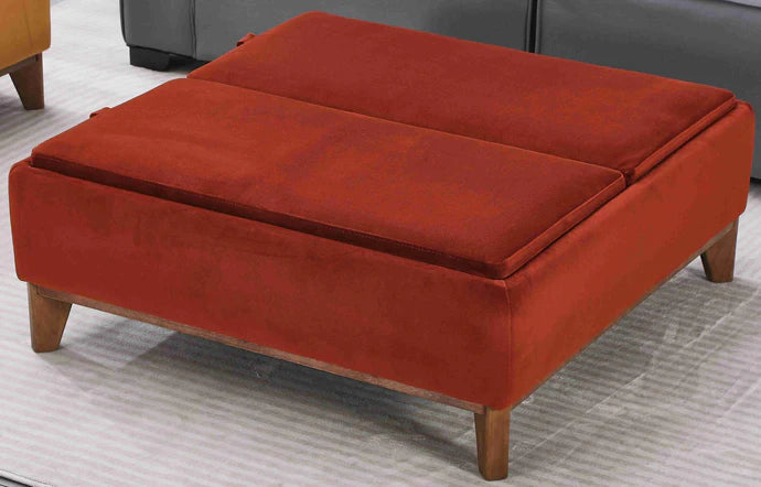PARMA LARGE BURNT ORANGESAVONA DINING TABLE